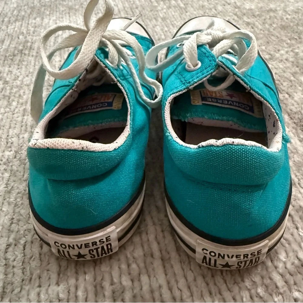Converse All Star Low Top Sneakers Teal Canvas‎ Youth 4 / Women’s 5.5